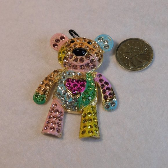 LOVE BEAR Brooch - Picture 2 of 5
